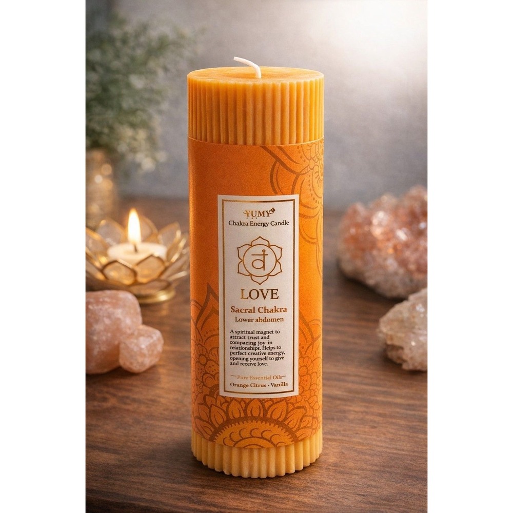 Sacral - Love‎ Chakra Candle ( Orange Citrus & Vanilla)